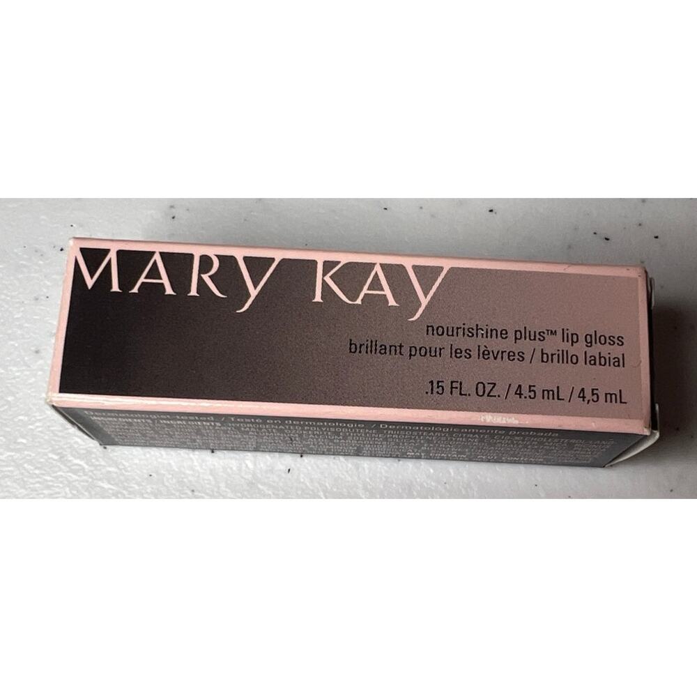 Mary Kay Nourishine Plus Lip Gloss Rock N Red Rouge‎ 47953 with Box NEW